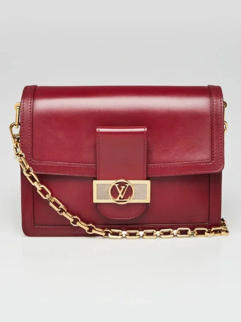 Louis Vuitton Cherry Berry Leather Dauphine MM Bag